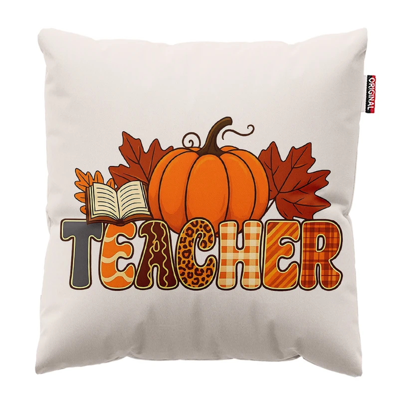 کوسن پاد آفرین مدل پاییز طرح معلم کد PK402723 سایز 40*40 سانتی متر