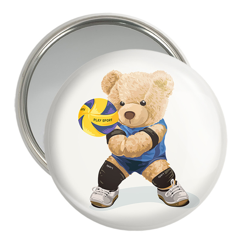 آینه جیبی خندالو مدل تدی Teddy کد 26181
