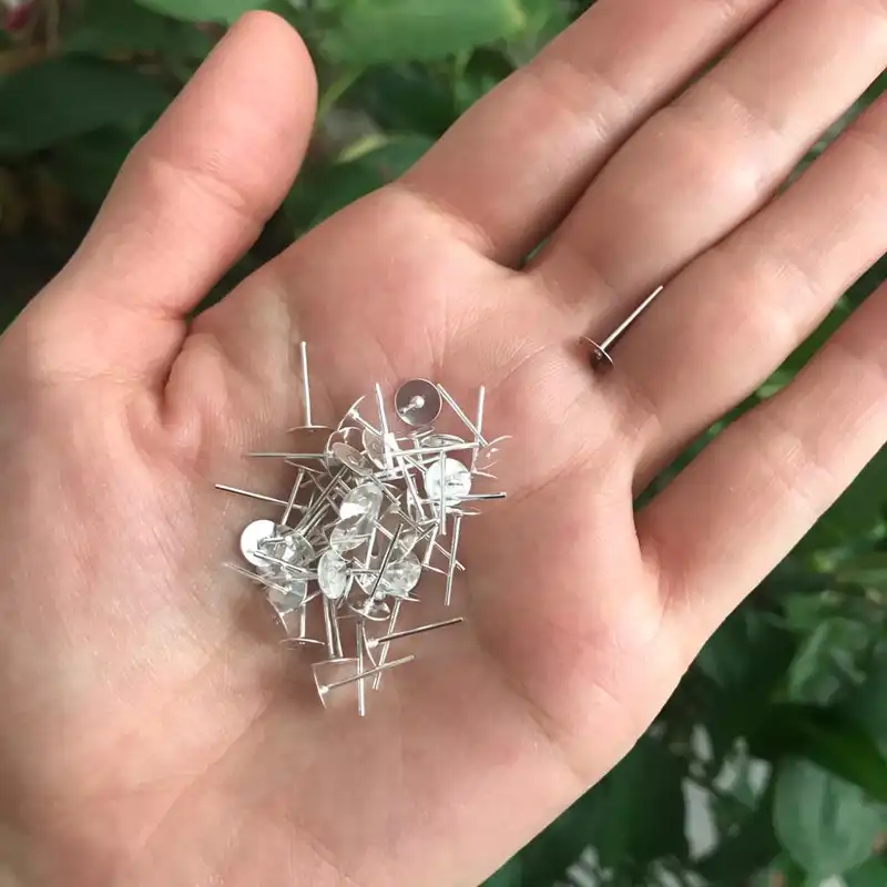 پایه گوشواره مدل میخی کد 360 بسته 150 عددی