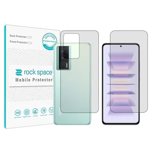Rockspace transparent screen protector HyGEL model suitable for Xiaomi Redmi K60 Pro mobile phone with back protector