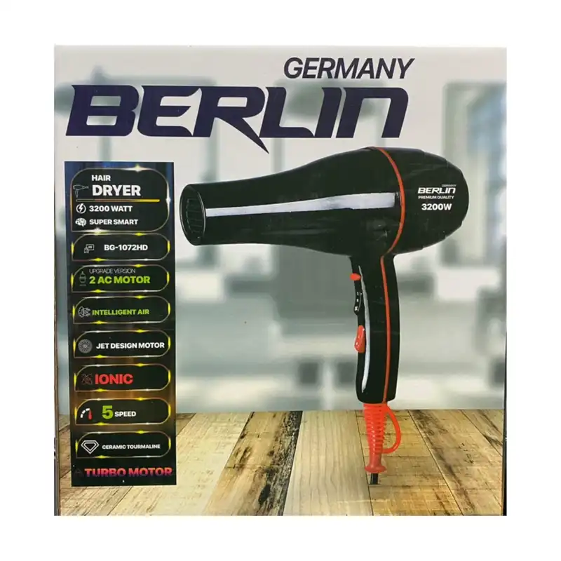 سشوار حرفه ای برلین مدل BG-1072HD