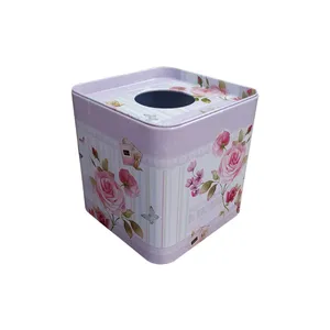 جای دستمال کاغذی مدل گل رز