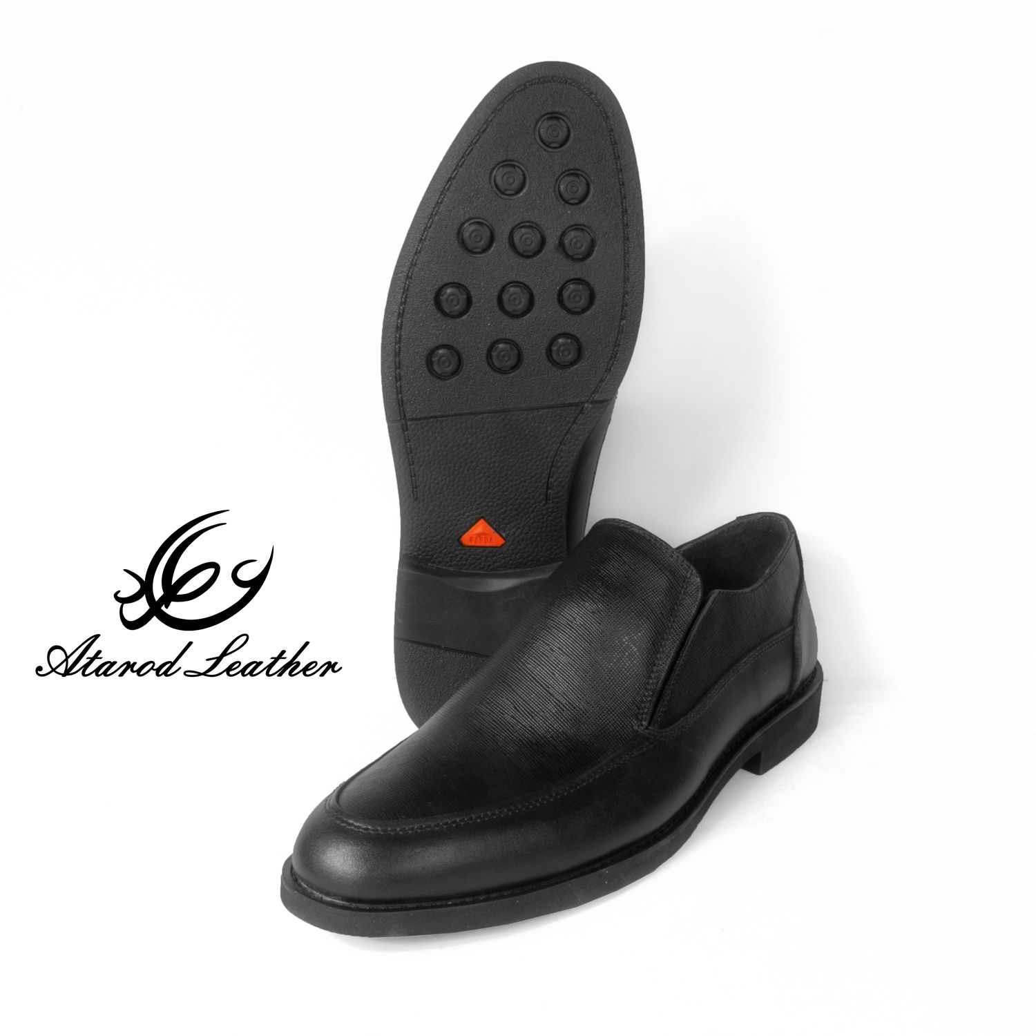 کفش مردانه چرم عطارد مدل چرم طبیعی کد SH96 -  - 10