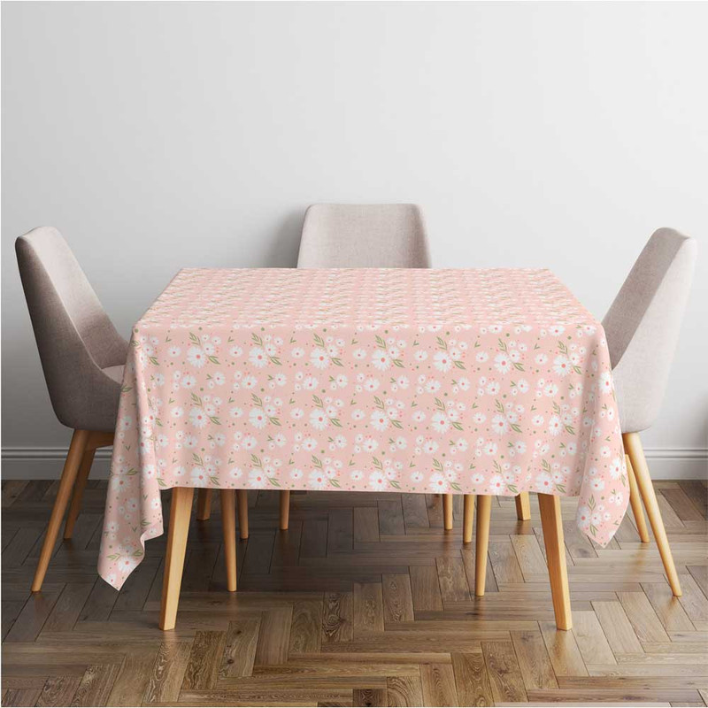 رومیزی مدل گلدار شش نفره مستطیلی کد F2RO1066