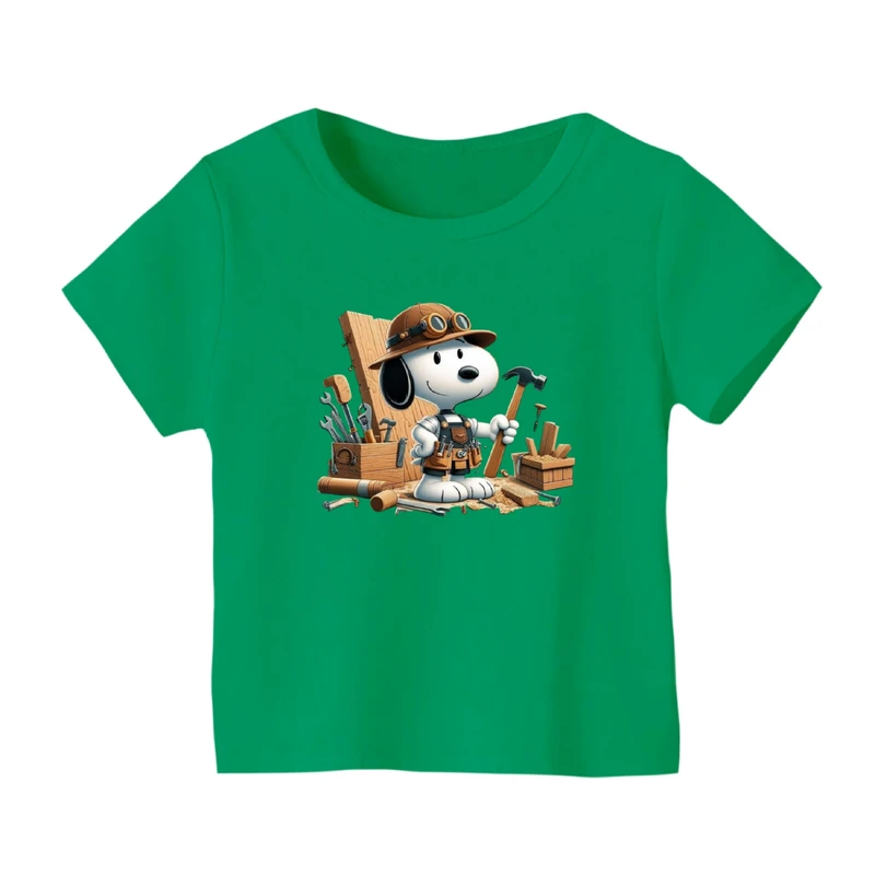 تی شرت آستین کوتاه بچگانه مدل اسنوپی کد ۹۳