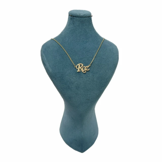 گردنبند زنانه مدل اسم رز