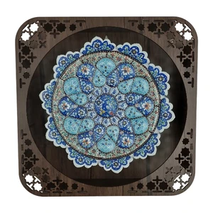 بشقاب میناکاری کد B1109