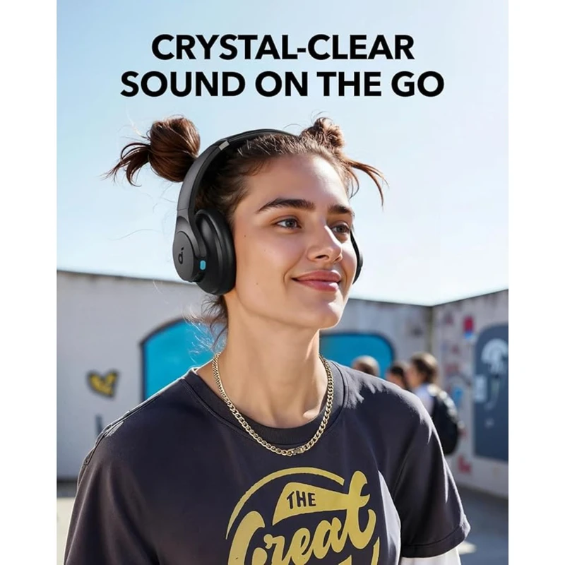 عکس شماره 4 : هدفون بلوتوثی انکر مدل soundcore q11i بدون قابلیت نویز کنسلینگ، درگاه شارژ usb type-c، دارای میکروفون داخلی، شارژ سریع