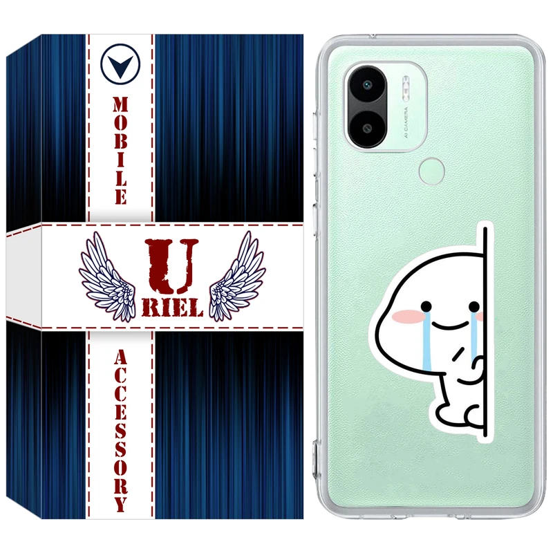 کاور یوریل مدل Clear کد 91 طرح اشک مناسب برای گوشی موبایل شیائومی Redmi A1 Plus / A2 Plus