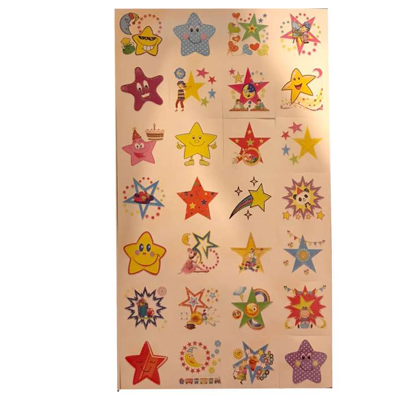 برچسب طرح ستاره کد Big _star FUN بسته 10 عددی