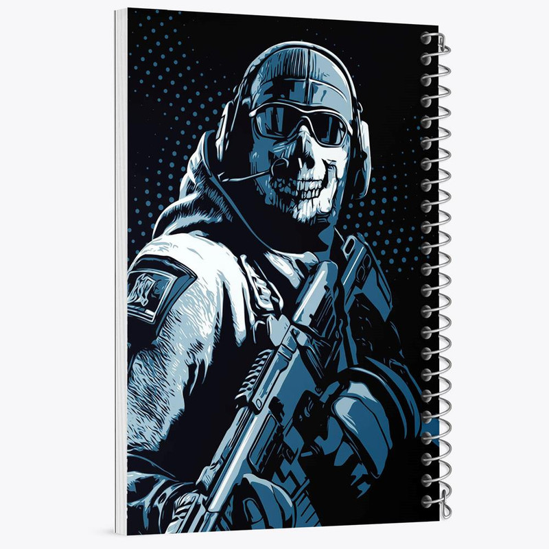 دفتر مشق 100 برگ خندالو طرح Call Of Duty کد 3844