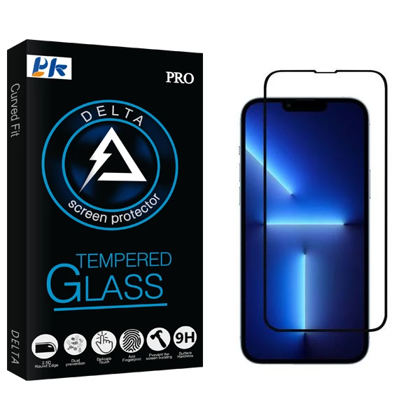 محافظ صفحه نمایش پی کی مدل Delta مناسب برای گوشی موبایل اپل iPhone 13 Pro Max