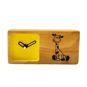 ساعت رومیزی کودک مدل زرافه ای