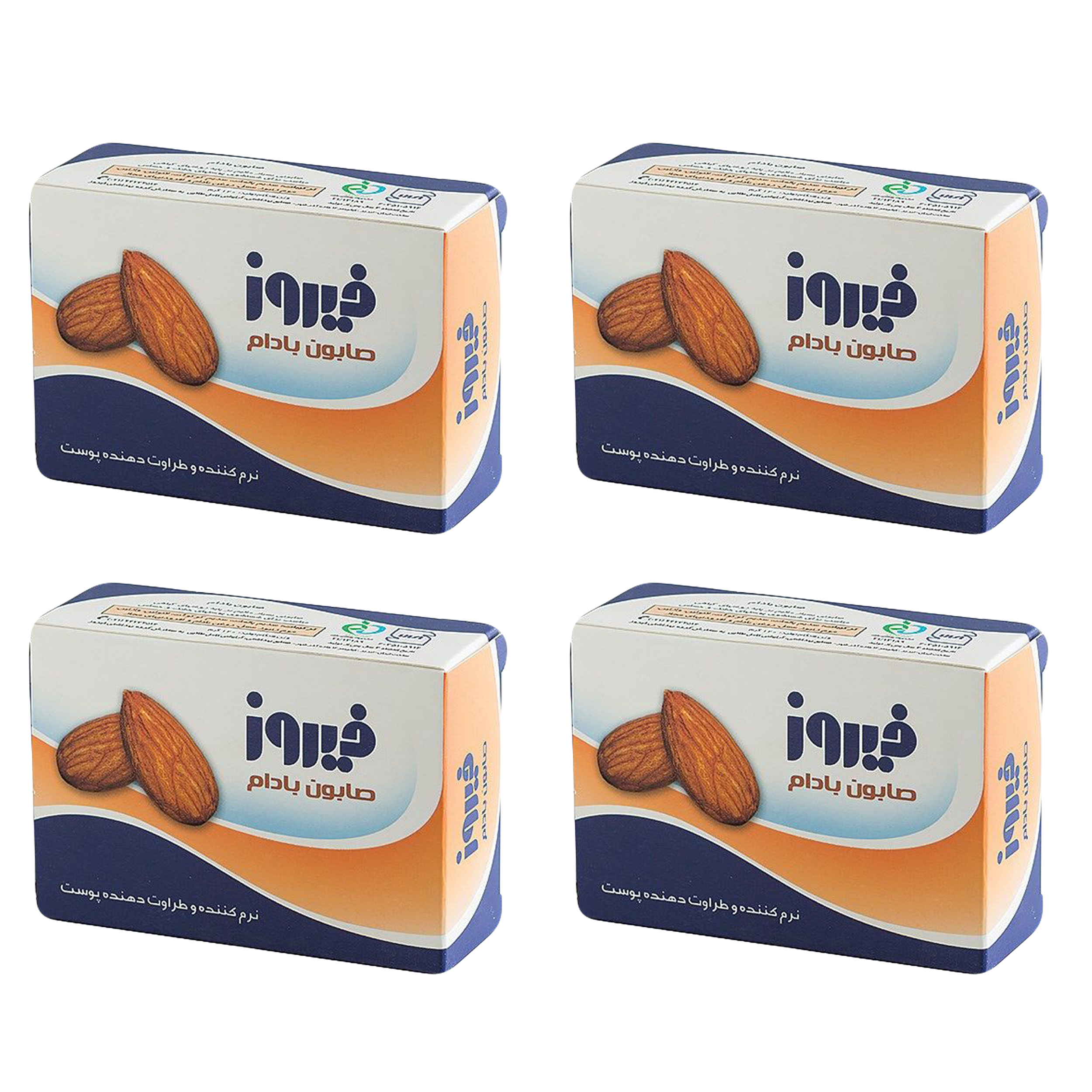 صابون بچه فیروز مدل A1 وزن 120 گرم بسته 4 عددی