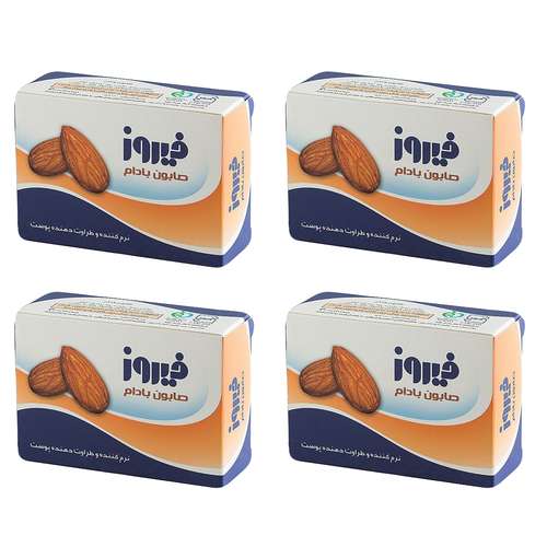 صابون بچه فیروز مدل A1 وزن 120 گرم بسته 4 عددی