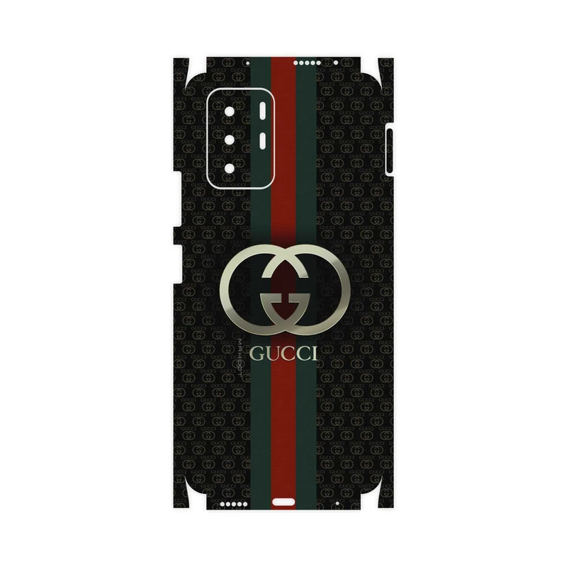 برچسب پوششی ماهوت مدل GUCCI-Logo-FullSkin مناسب برای گوشی موبایل شیائومی Redmi Note 10 Pro