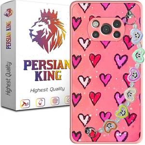 Persian King Ghalbi Cover For Xiaomi Poco X3 NFC / Poco X3 Pro with a hanging strap