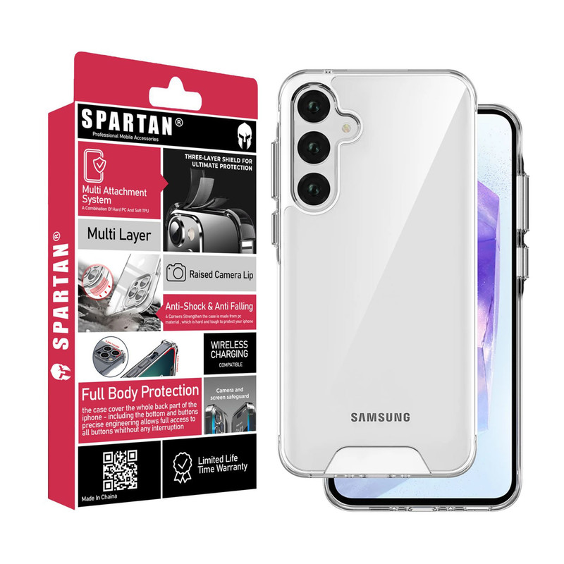 کاور اسپارتان مدل Space New مناسب برای گوشی موبایل سامسونگ Galaxy A15
