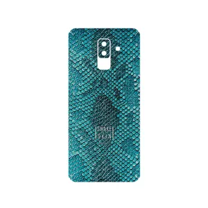 MAHOOT Blue Snake Skin Cover Sticker for Samsung Galaxy A6 Plus 2018