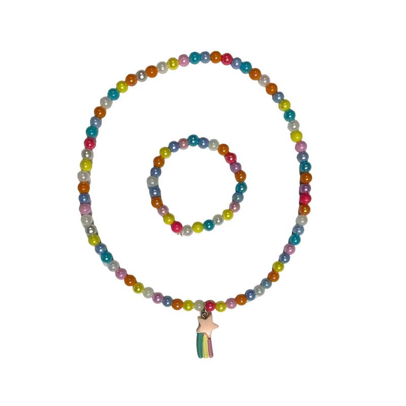 نیم ست دخترانه مدل رنگین کمان