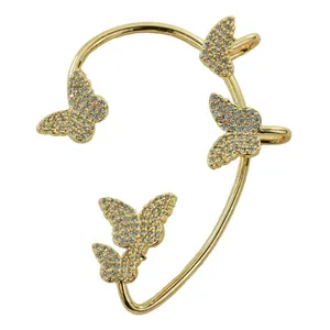 گوشواره زنانه وای اس ایکس مدل پروانه کد U135