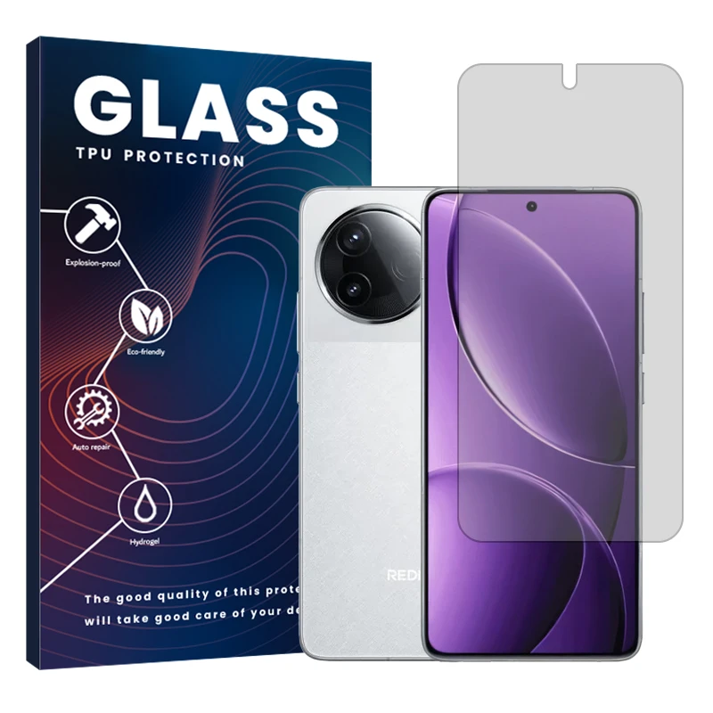 محافظ صفحه نمایش شفاف گلس مدل هیدروژلی مناسب برای گوشی موبایل شیائومی Redmi K80