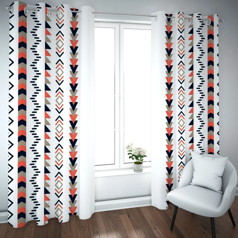 پرده مدل چاپی هازان سایز 300×150 سانتی متر 