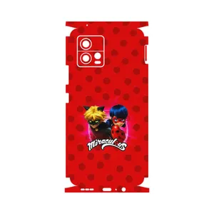 MAHOOT Ladybug and Cat Noir-FullSkin Cover Sticker for Motorola Moto G72