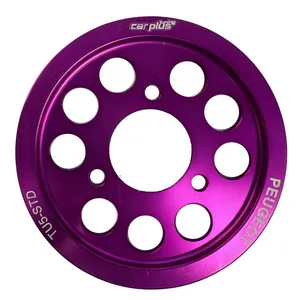 پولی سر میل لنگ سبک کد CPT-tu5 purple مناسب برای پژو 206 ، 207 و رانا