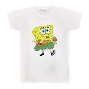 تی شرت بچگانه پرمانه طرح باب اسفنجی کد pmt.3408