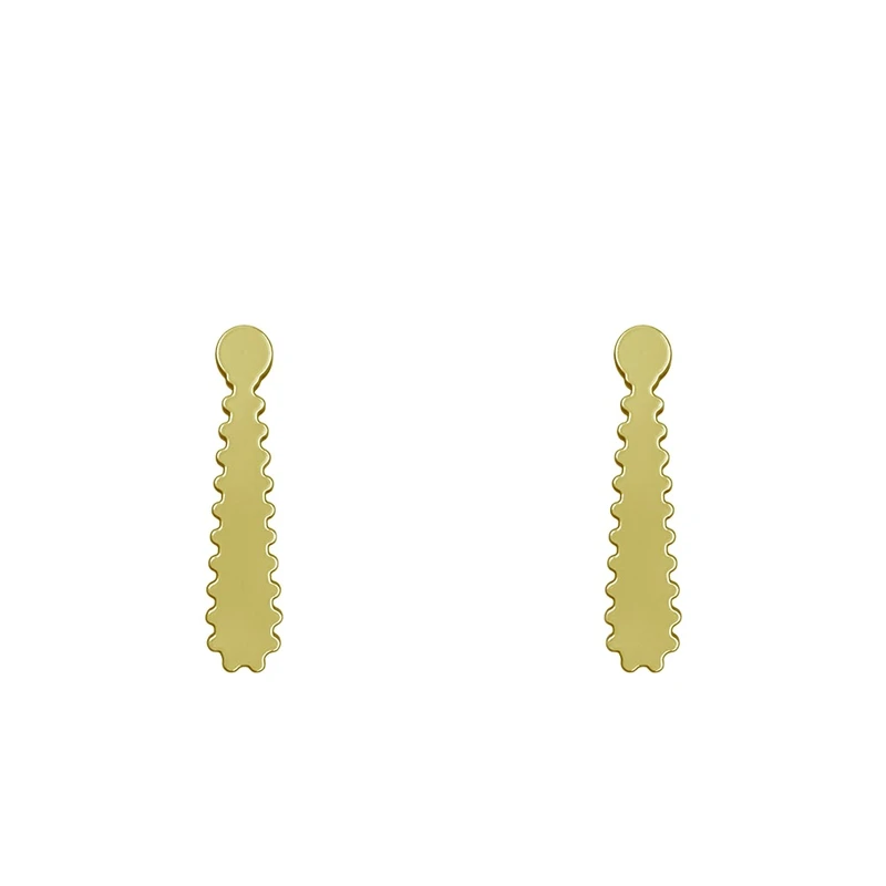 گوشواره میخی طلا 18 عیار زنانه نیکان گلد مدل NK 5689
