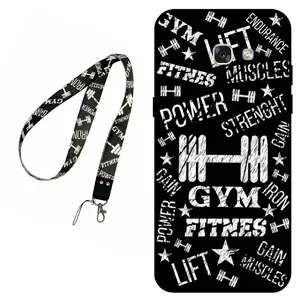 Megafone Gym 0010 Cover For Samsung Galaxy A3 2016 / A310 Mobile Neckband