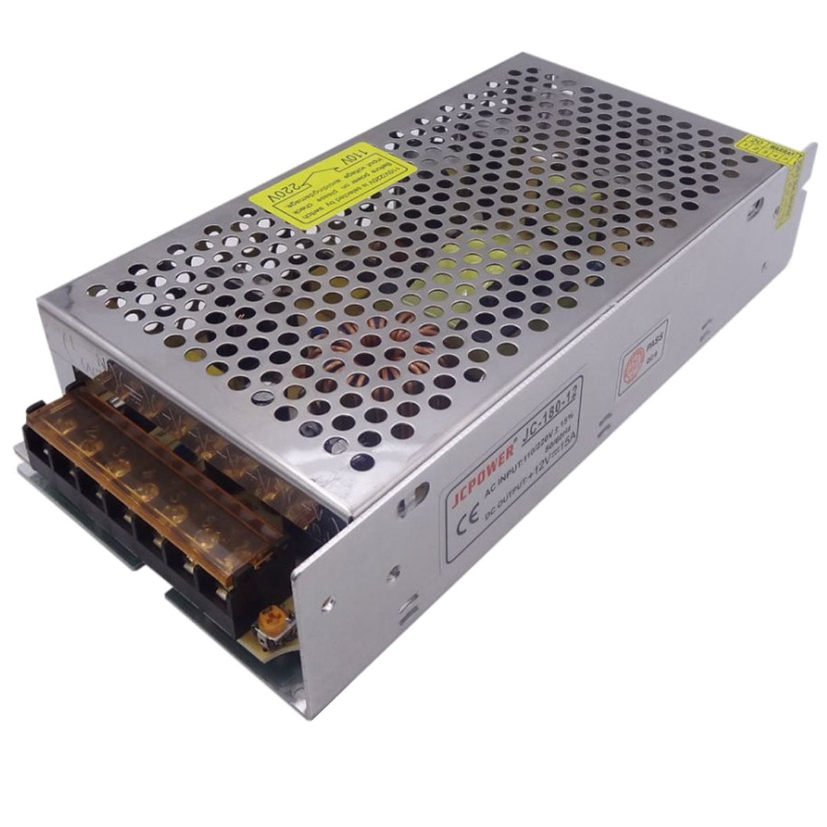 آداپتور 12 ولت 15 آمپر جی سی پاور مدل 12v-15A