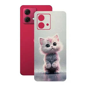 Remax cover sticker Leth model cat design suitable for Motorola Moto G84 mobile phone