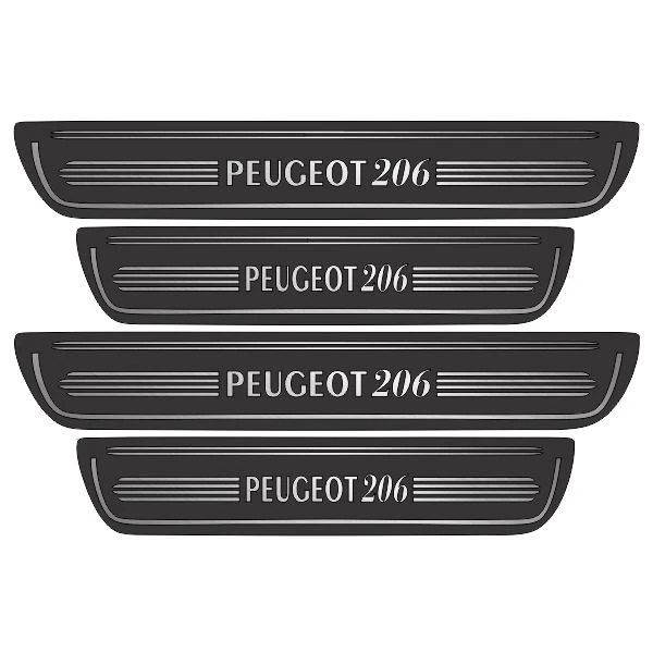 پارکابی خودرو مدل 206 مناسب برای پژو 206 مجموعه 4 عددی