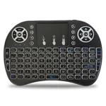 مینی کیبورد بی سیم کد 1020001125، سوییچ ممبران، Portable، نورپردازی LED RGB