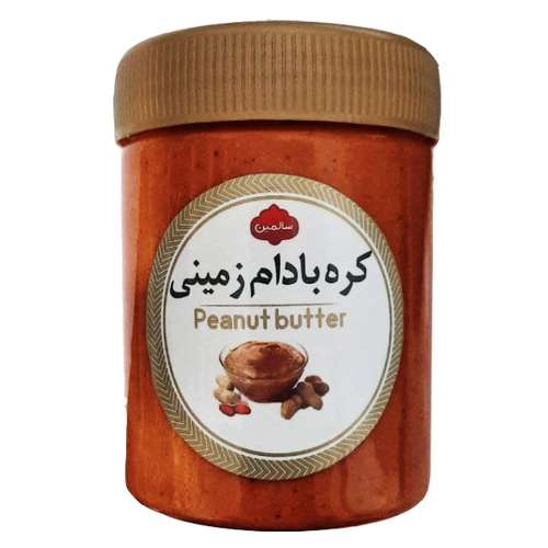 کره بادام زمینی شکلاتی سالمین - 300 گرم 