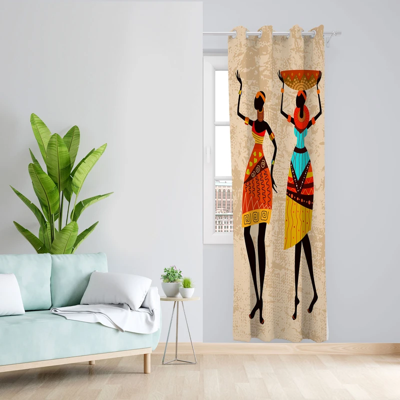 پرده مدل مخمل طرح سنتی  سایز 280 × 140 سانتی‌متر