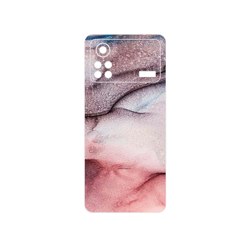 برچسب پوششی ماهوت مدل Smoky pink marble مناسب برای گوشی موبایل شیائومی Poco X4 Pro 5G