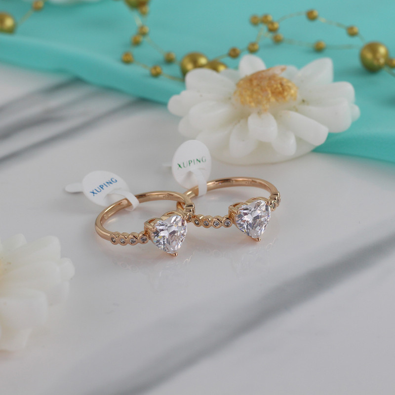 انگشتر زنانه ژوپینگ مدل قلب کد S347