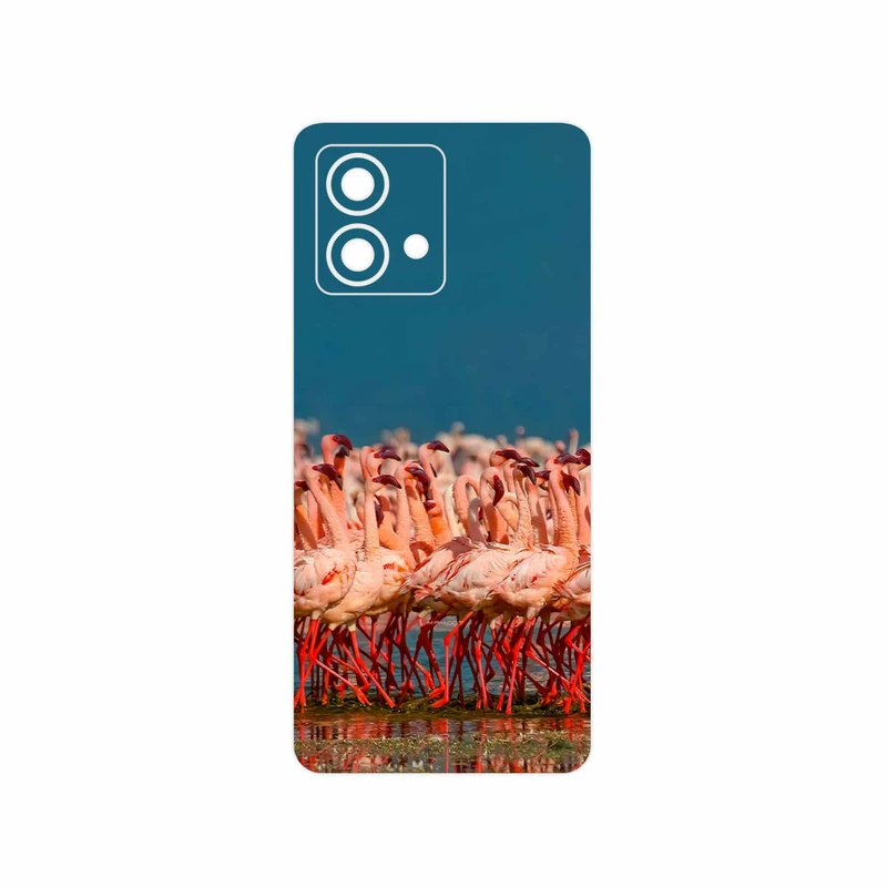 برچسب پوششی ماهوت مدل Flamingo مناسب برای گوشی موبایل موتورولا Moto G84