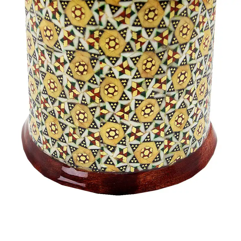 قلمدان خاتم کاری مدل لیوانی