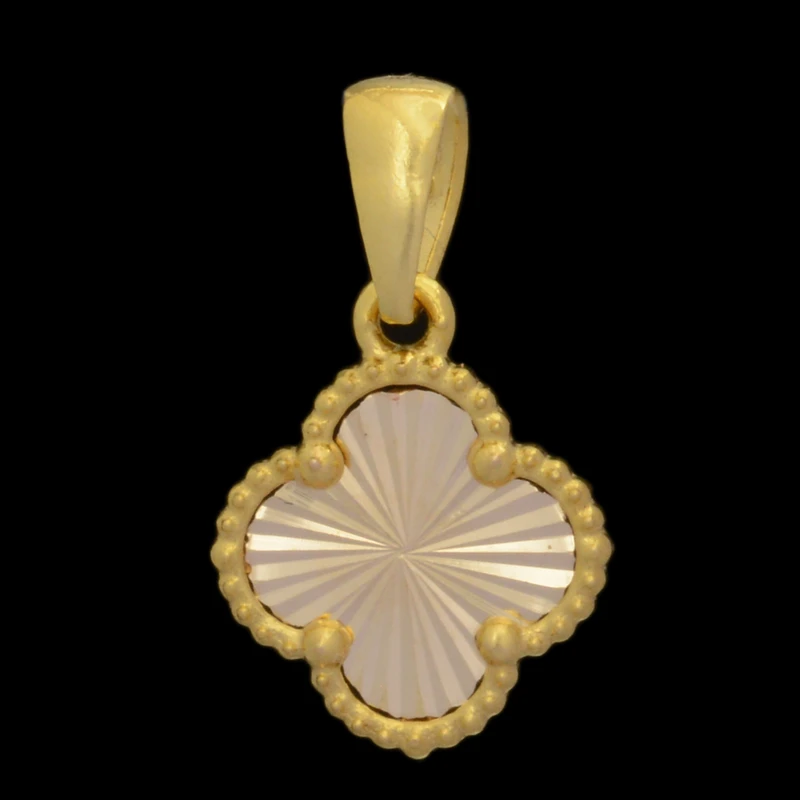 آویز گردنبند طلا 18 عیار زنانه طلای مستجابی طرح ونکلیف کد 85471