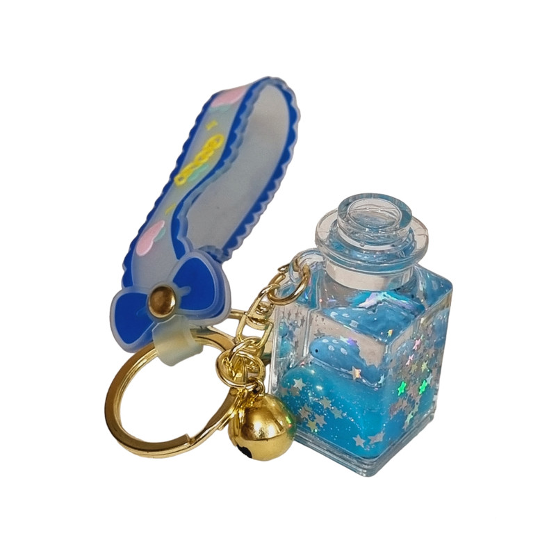 جاکلیدی دخترانه مدل بطری آکواریومی فانتزی