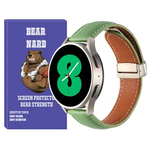 Bearnard band model Mag Leather BR suitable for Samsung Galaxy Watch 4 40mm / Watch 4 44mm / Watch 4 Classic 42mm / Watch 4 Classic 46mm smartwatch
