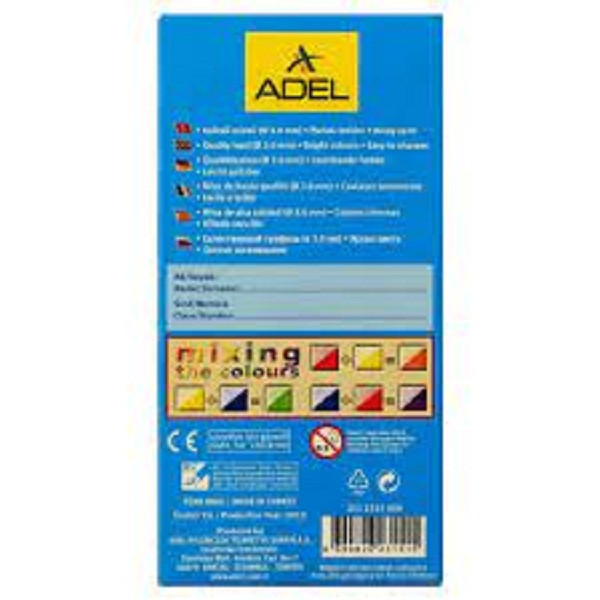 مداد رنگی 12 رنگ آدل مدل 2115315000