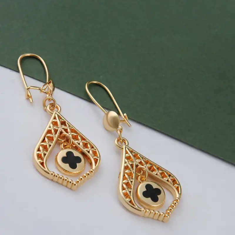 گوشواره زنانه  بازرگانی میلادی مدل مدرن کد GZN_338