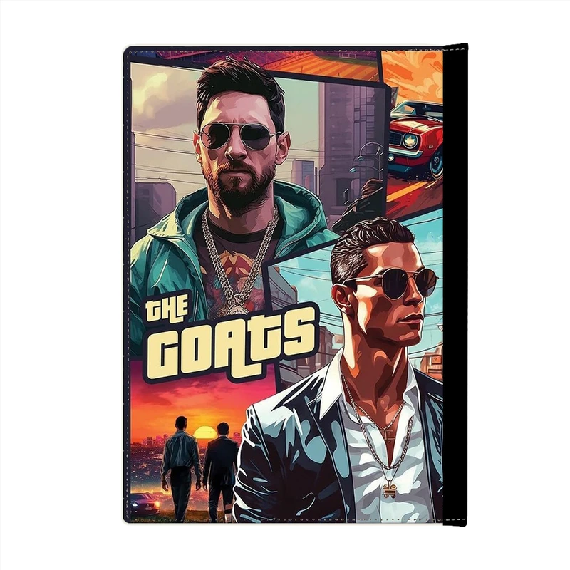 کلاسور پاد آفرین مدل فوتبالی طرح مسی و رونالدو کد p521