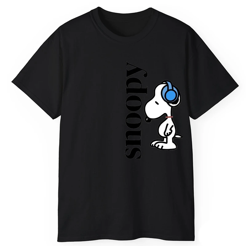 تی‌شرت آستین کوتاه مردانه پاد آفرین مدل اسنوپی خمیده