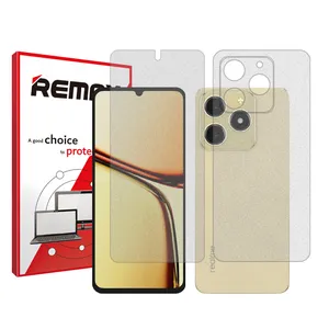 Remax Resistant model Matte screen protector suitable for Realme C61 mobile phone Along with the phone back protector